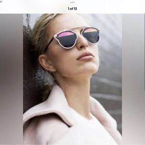 Christian Dior So Real Sunglasses - Rose Gold/Dark Blue (BNIB)